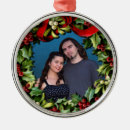 Search for holly wreath ornaments Family photo