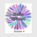 Search for hello spring stickers Watercolor
