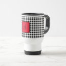 Search for red monogram travel mugs Black and white