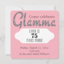 Search for bling square invitations Sparkle