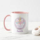 Recherche de licorne kawaii tasses Nom