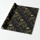Search for funny 50th birthday wrapping paper 50 years old