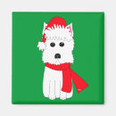 Recherche de noël de terrier magnets Vacances