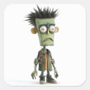 Search for monster face stickers Zombie