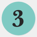 Search for number 3 stickers Three