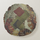 Search for green and burgundy pillows Brown