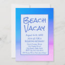 Search for beach vacation invitations Party