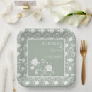 Recherche de sage wedding assiettes Floral