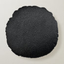 Search for black textured pillows Leather