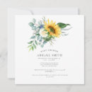 Search for square sunflower invitations Baby
