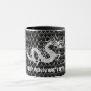 Search for black dragons mugs White