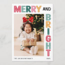 Search for bright christmas cards Bold typography