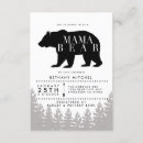 Search for mama bear baby shower invitations Mom to be