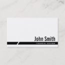 Search for financial advisor business cards Finance