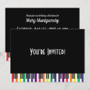 Search for piano keys for invitations Modern
