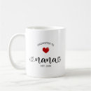 Search for new nana mugs Black and white