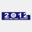 Search for yes we can bumper stickers Barack