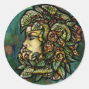 Recherche de serpent vert autocollants Rose