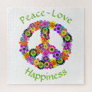 Search for peace love puzzles Hippie