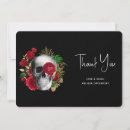 Search for skull thank you cards Floral