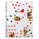 Search for playing card notebooks Black