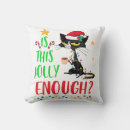 Search for black christmas pillows Cat