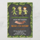 Search for army birthday invitations Party