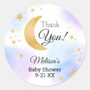 Search for pink blue thank you stickers Moon and stars