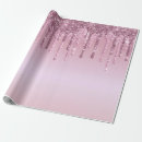 Search for rose gold glitter wrapping paper Pretty