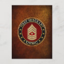 Recherche de sergent cartes postales Promotion usmc 1stsgt