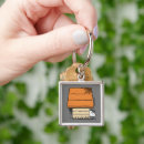 Search for dog house keychains Charles schulz
