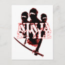 Recherche de ninja cartes postales Guerrier