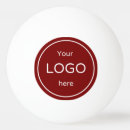Search for red ping pong balls Logo