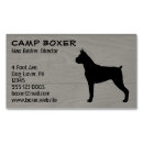 Search for boxer dog business cards Canine