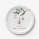 Search for minimalist christmas plates Red and green