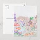 Recherche de deux fleurs cartes postales Dessin