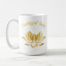 Search for elegant lotus flower mugs Yoga