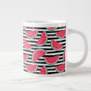 Recherche de pastèque motif tasses Tropical