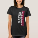 Recherche de drapeau qatar tshirts Pays