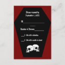 Recherche de cramoisi invitations Rsvp