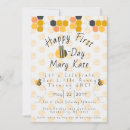 Search for honey bee birthday invitations Flowers