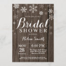 Search for rustic winter bridal shower invitations Snow