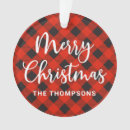 Search for farmhouse ornaments Gingham