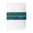 Search for green invitation belly bands Stripes