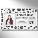 Search for veterinarian id name tags badges Vet tech
