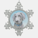 Search for weimaraner ornaments Grey ghost