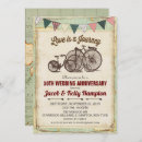 Search for bicycle wedding invitations Vintage