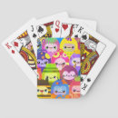 Search for cartoon characters playing cards For kids