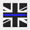 Search for thin blue line magnets Flag