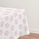 Search for dog tablecloths Animal paws